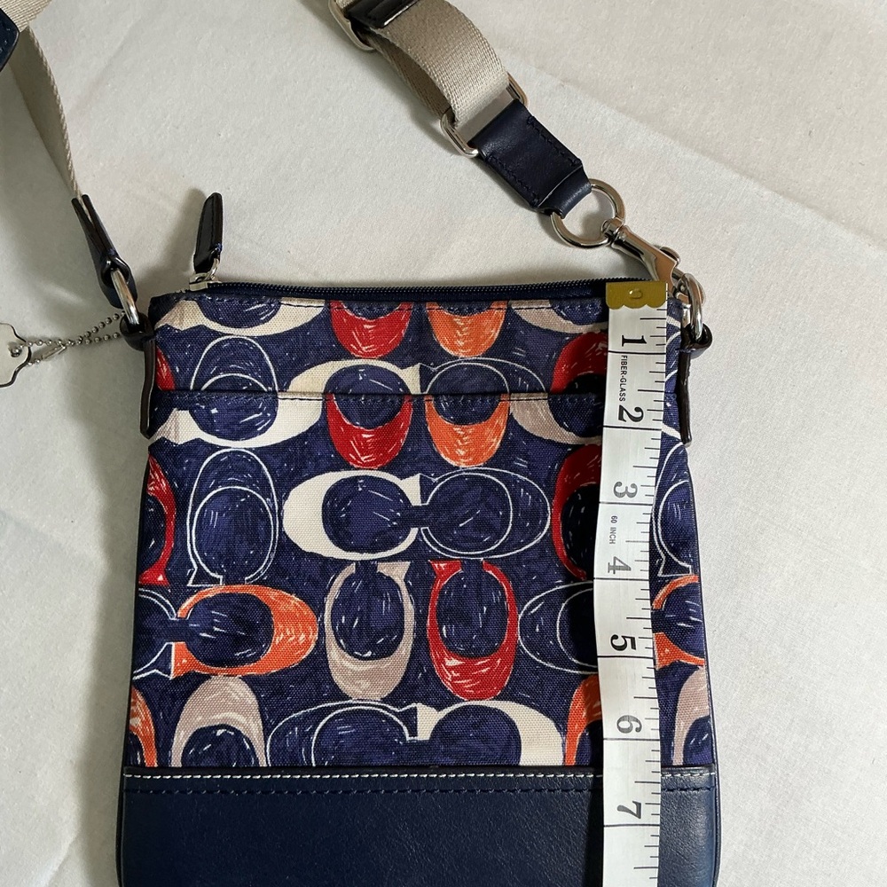Coach Stylish Multicolor Adjustable Crossbody Bag - image 1